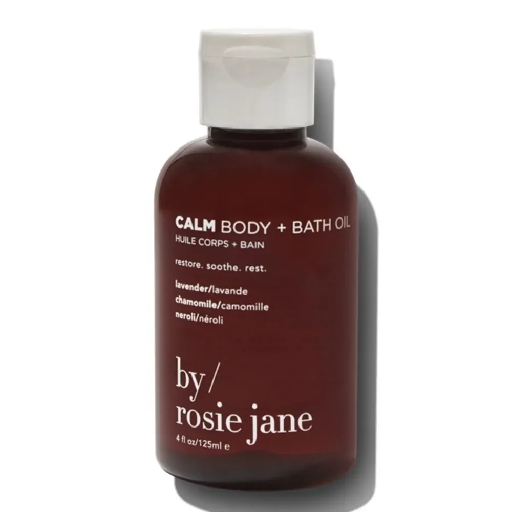 By Rosie Jane CALM Body Bath Oil Lavender Chamomile Neroli Clean Beauty NIB